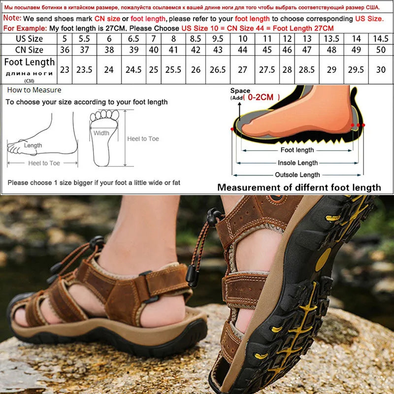 Sandálias Masculinas de Tamanho Grande, 36 a 39, Verão, Respiráveis, Atividades ao Ar Livre, Trekking, Praia