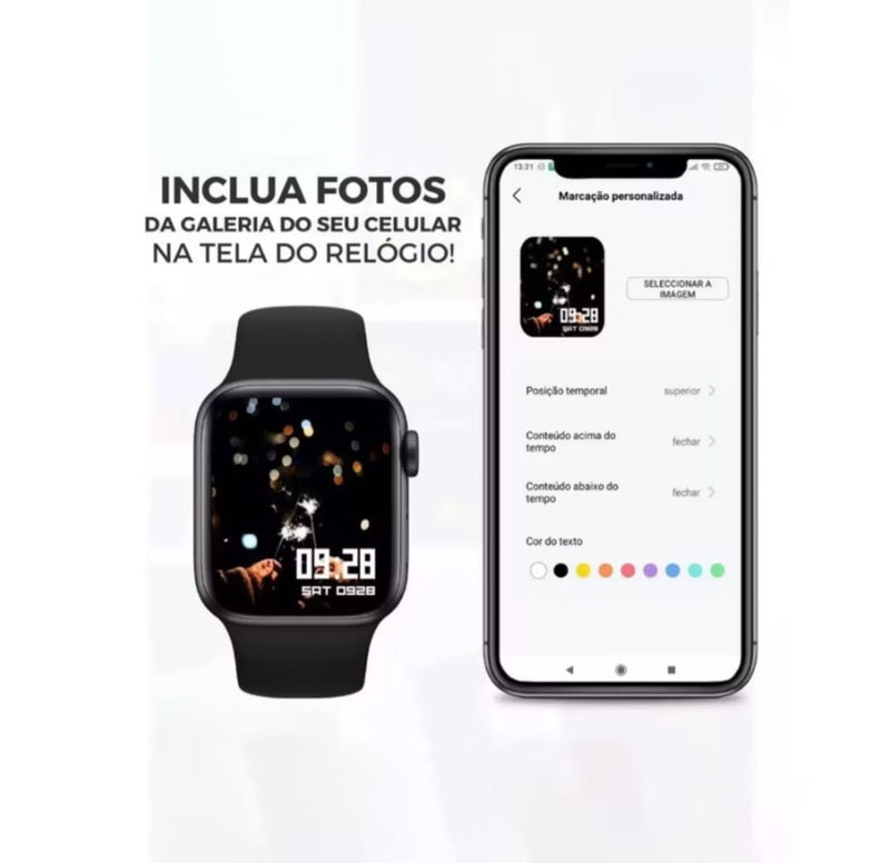 SMARTWATCH X9 PRO Relógio Inteligente Unissex Monitor de Mensagens Redes Sociais