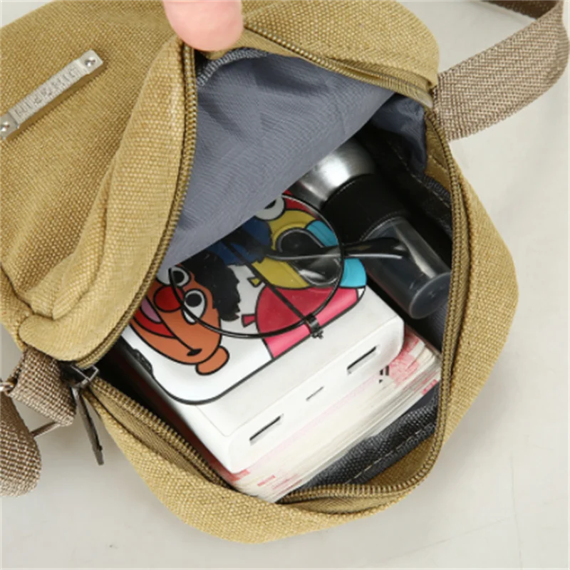 Mini Bolsa Masculina em Lona