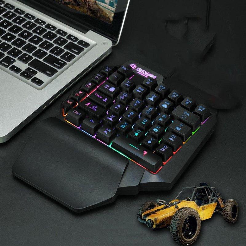 Mini teclado gamer portátil