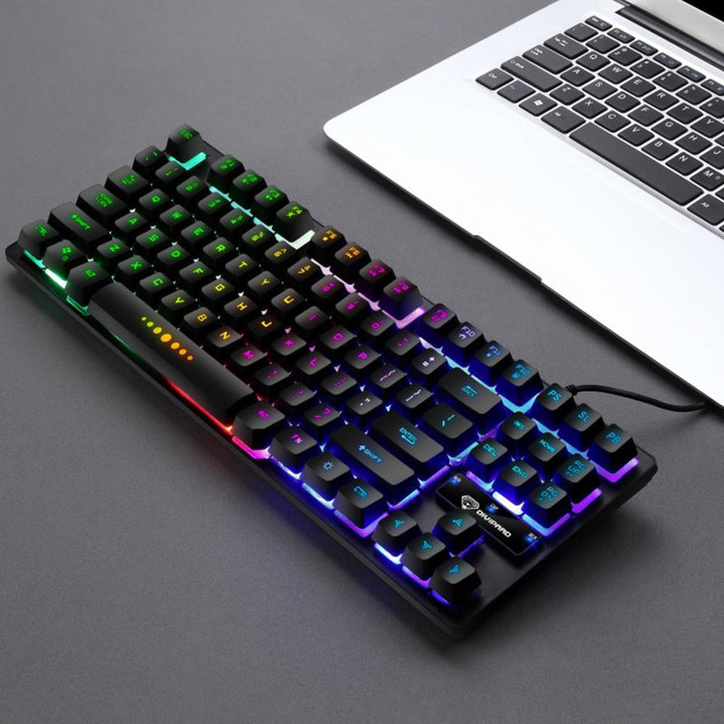 Teclado mecânico sem fio RGB